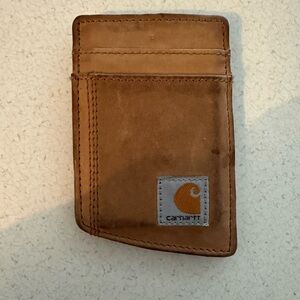Carhartt Brown Leather Card Wallet